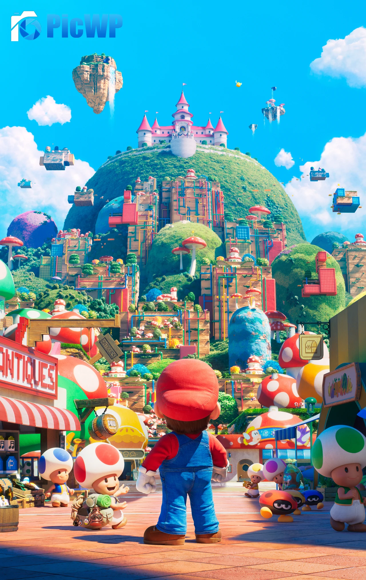The Super Mario Bros. Movie Poster 5K Mobile Wallpaper