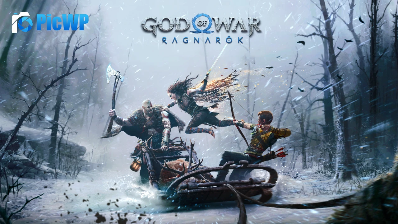 God of War Ragnarök Key Art 4K PC Wallpaper