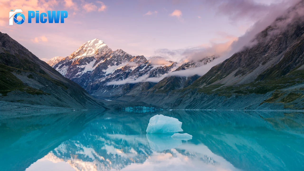 Aoraki Mount Cook National Park Lake 4K PC Wallpaper