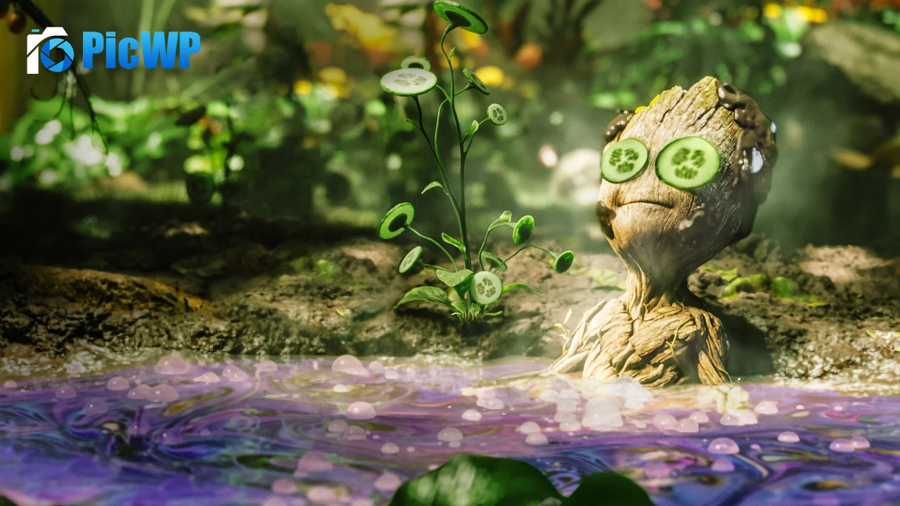 I Am Groot Animated series 4K PC Wallpaper