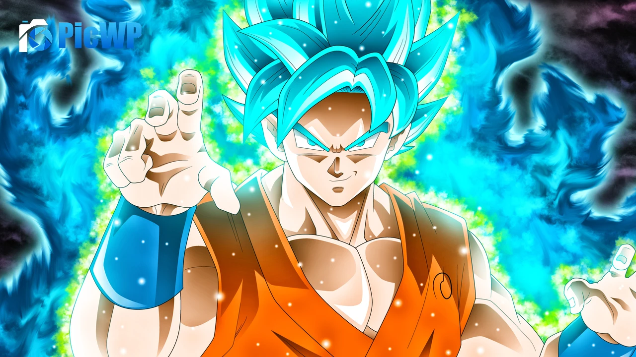 Dragon Ball Super Saiyan Blue 4K PC Wallpaper