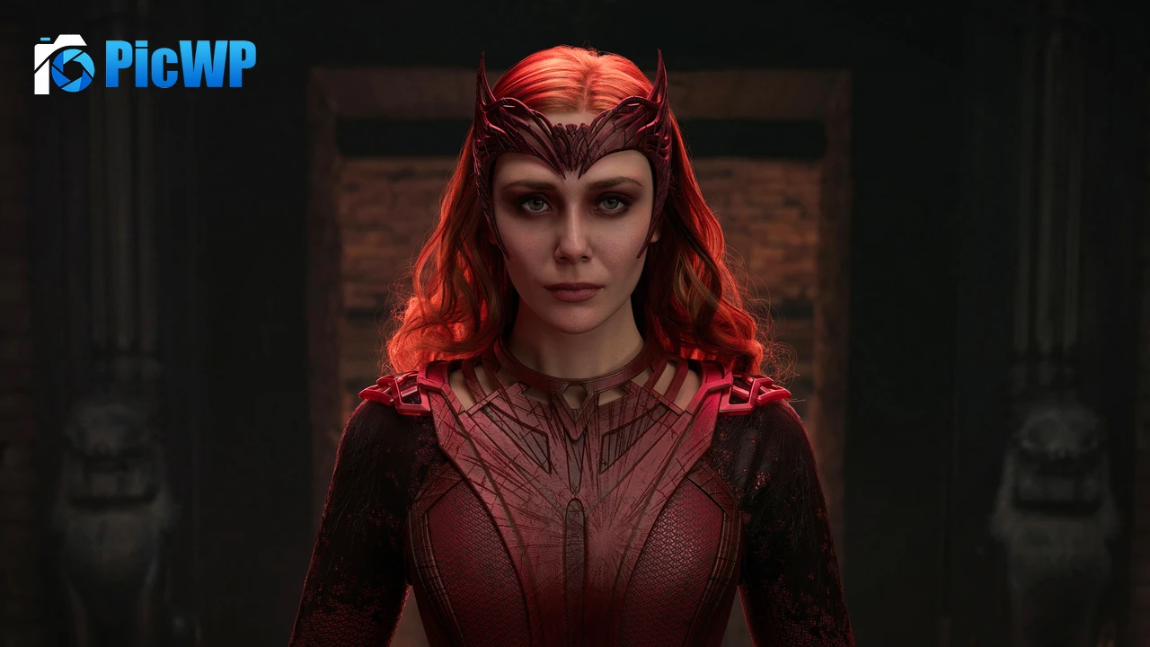 Wanda Maximoff Elizabeth Olsen 4K PC Wallpaper