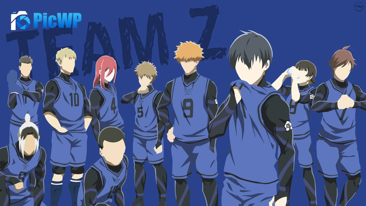 Team Z (Blue Lock) Faceless 4K PC Wallpaper