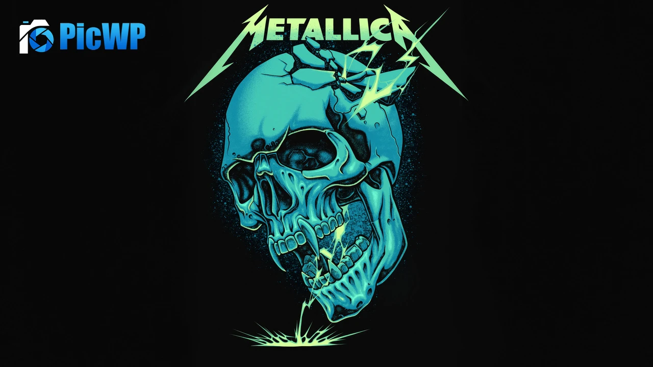 Metallica Skull 4K PC Wallpaper