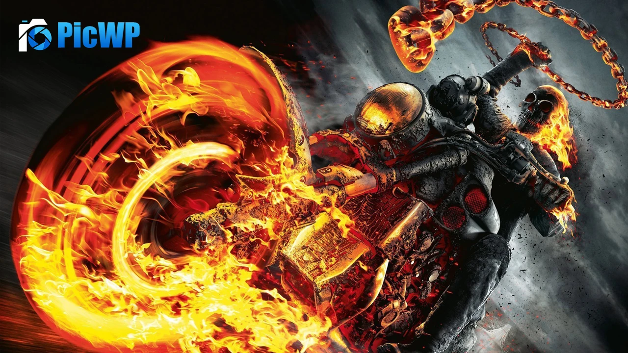 Ghost Rider Marvel Superheroes 4K PC Wallpaper