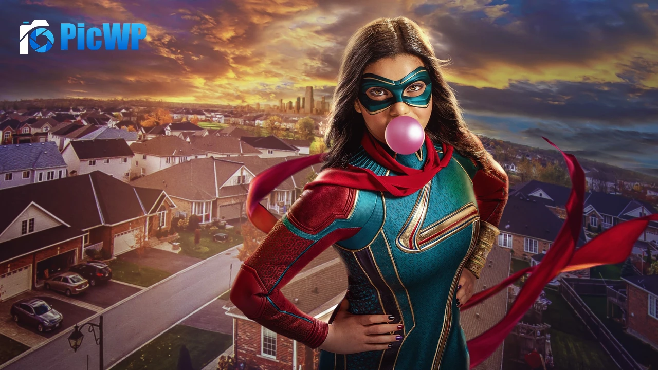 Ms. Marvel Iman Vellani as Kamala Khan 4K PC Wallpaper