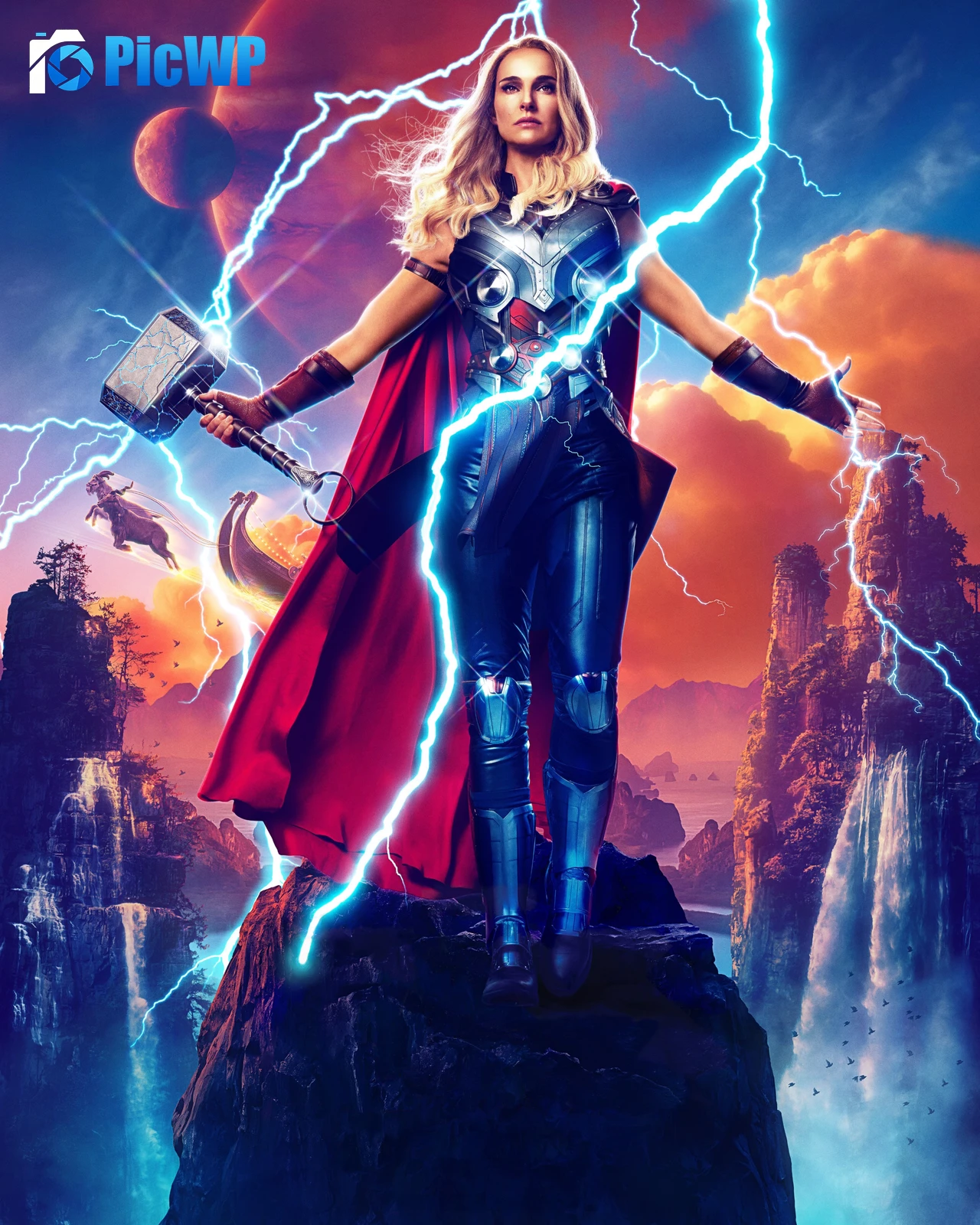Natalie Portman as Jane Foster Thor: Love and Thunder 5K Mobile Wallpaper