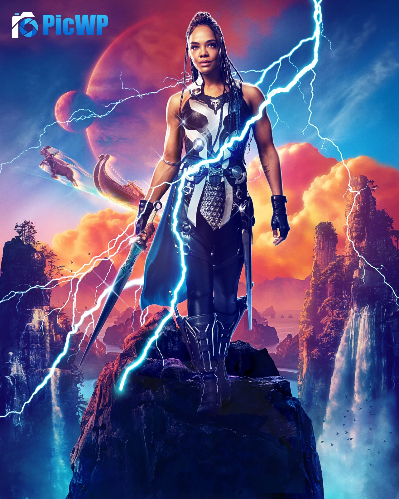 Thor: Love and Thunder Tessa Thompson as Valkyrie 5K Mobile Wallpaper