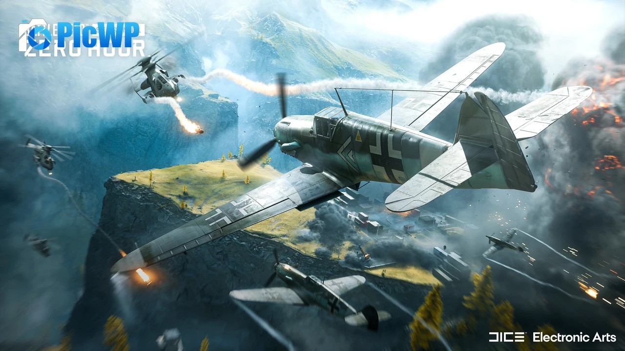 Battlefield 2042 Aerial combat 4K PC Wallpaper