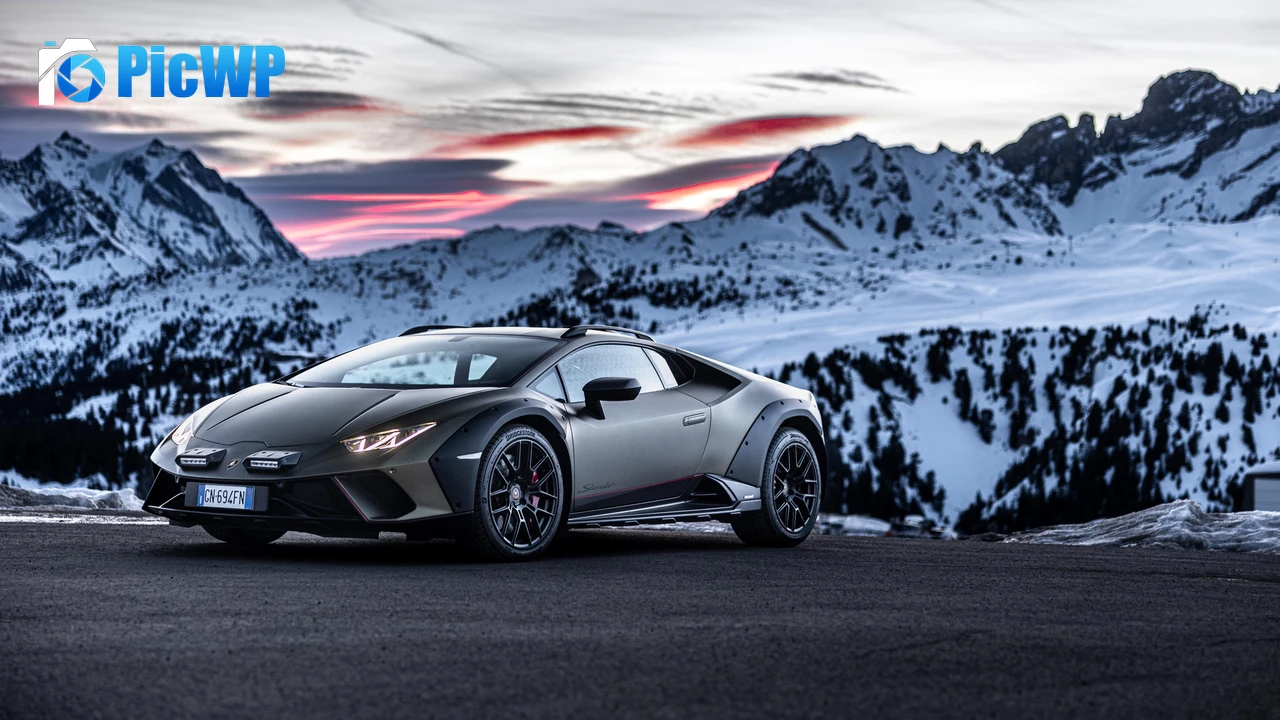 Lamborghini Huracan Sterrato Outdoor 4K PC Wallpaper
