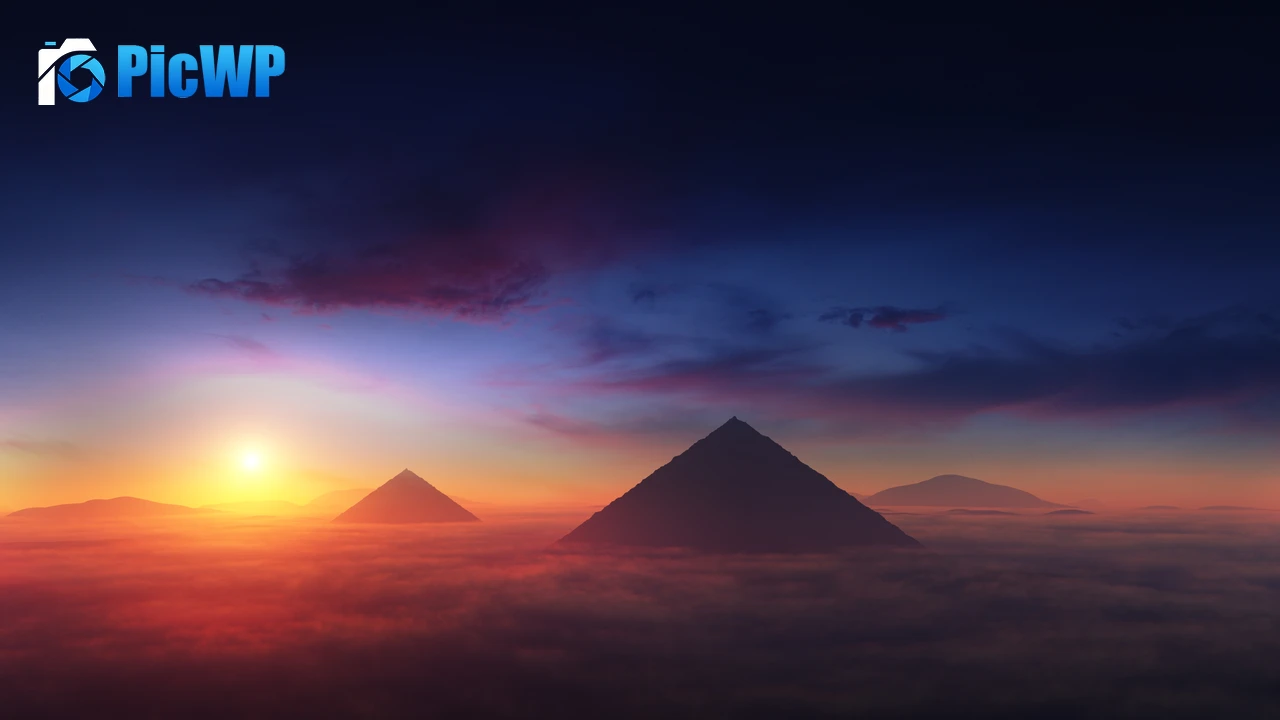 The Great Pyramid of Giza Egyptian Pyramids 4K PC Wallpaper