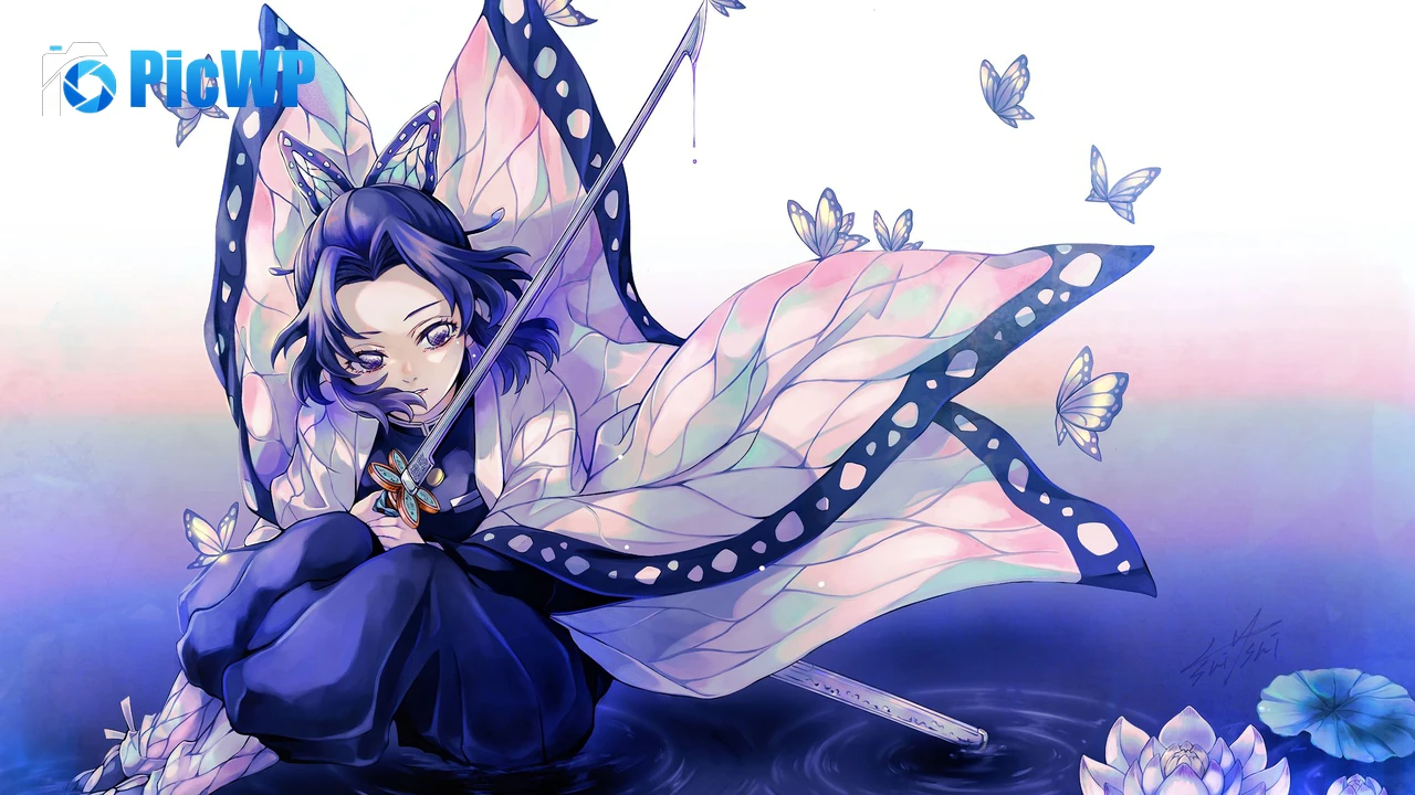 Shinobu Kocho Demon Slayer: Kimetsu no Yaiba 4K PC Wallpaper