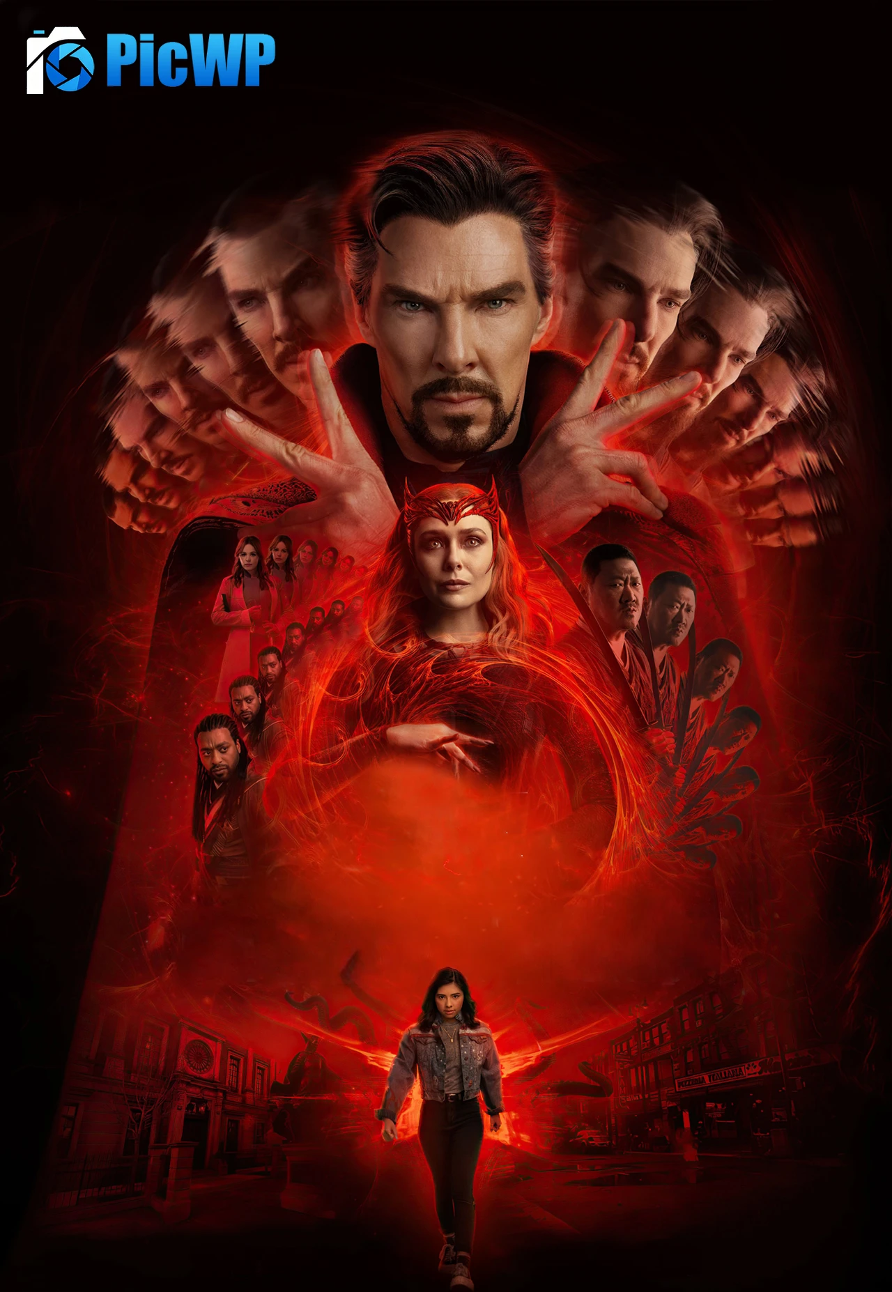 Doctor Strange in the Multiverse of Madness Movie Poster 5K Mobile Wallpaper