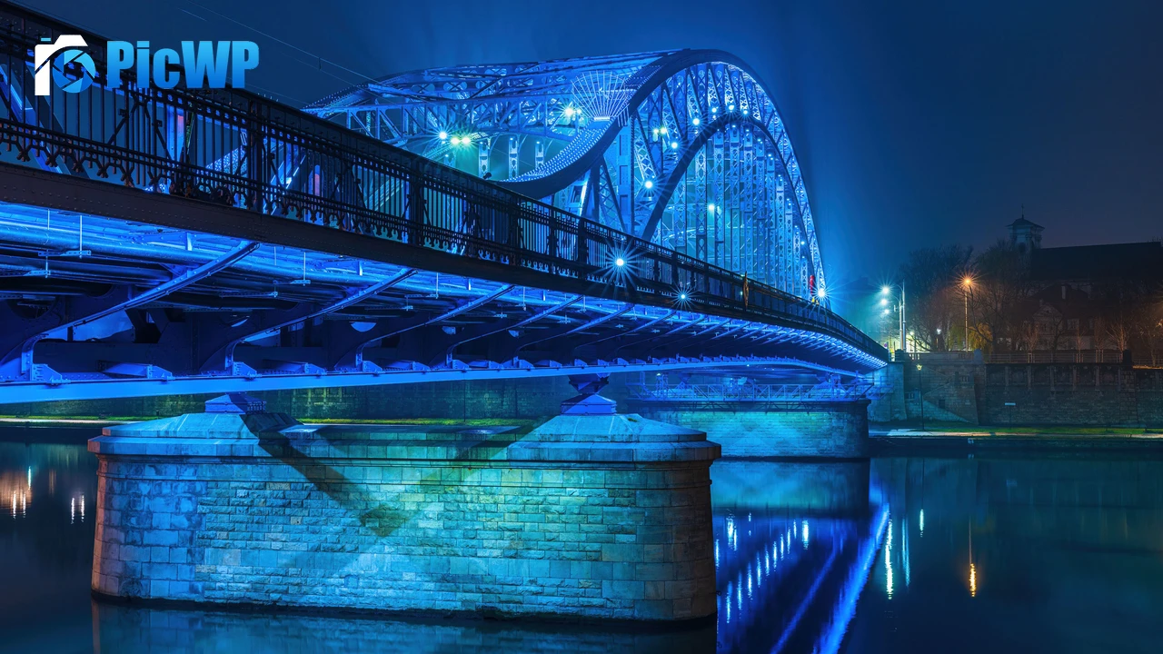 Józef Piłsudski bridge Poland 4K PC Wallpaper