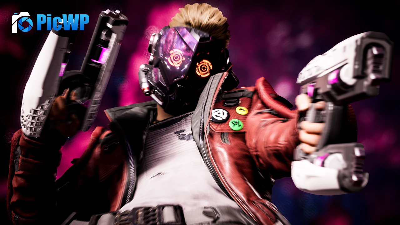 Star-Lord Marvel's Guardians of the Galaxy 4K PC Wallpaper