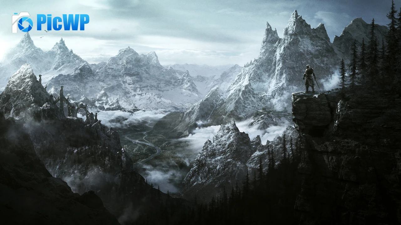 The Elder Scrolls V: Skyrim Landscape 4K PC Wallpaper