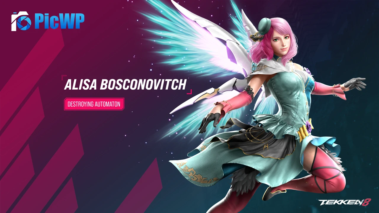 Tekken 8 Alisa Bosconovitch 4K PC Wallpaper