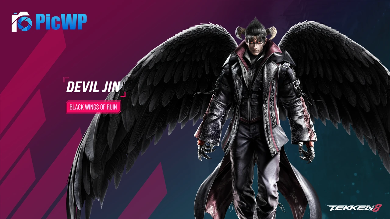 Devil Jin Tekken 8 4K PC Wallpaper