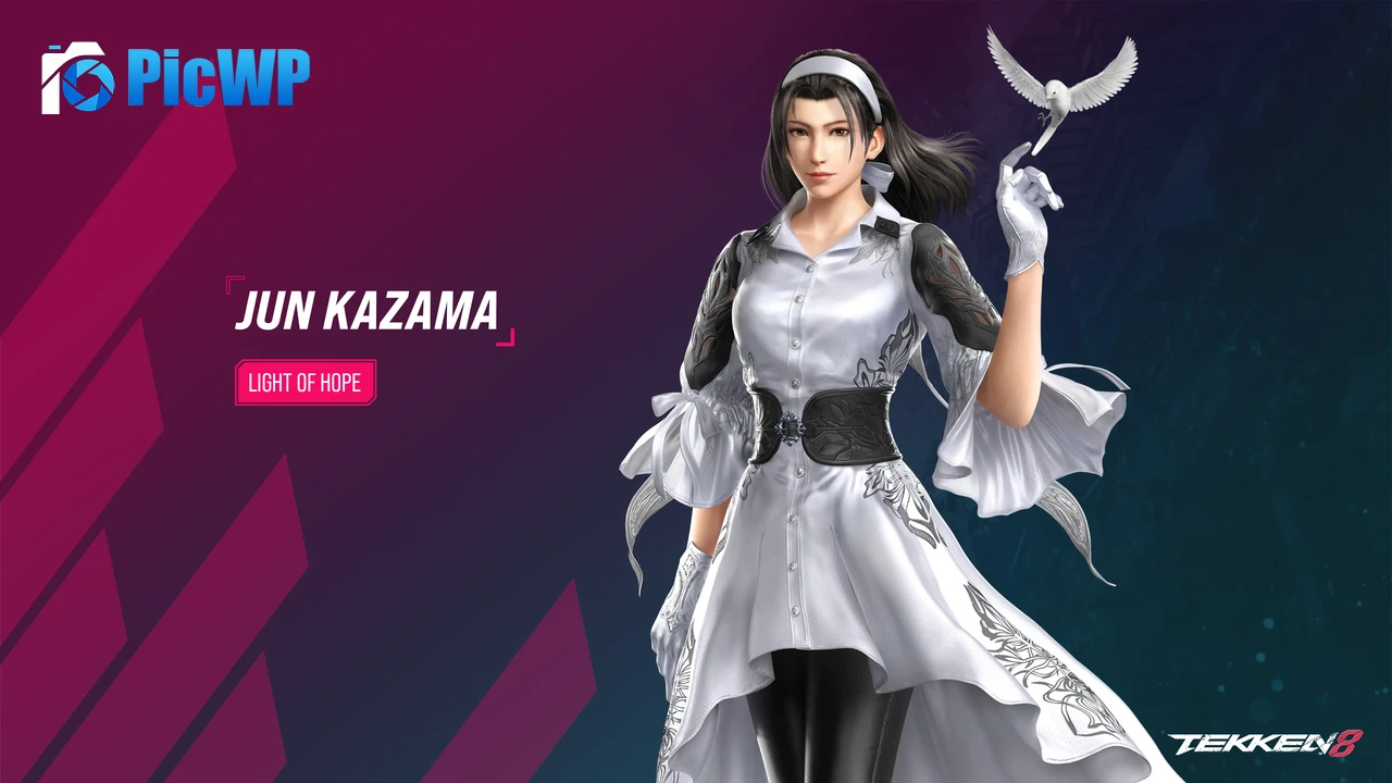 Tekken 8 Jun Kazama 4K PC Wallpaper