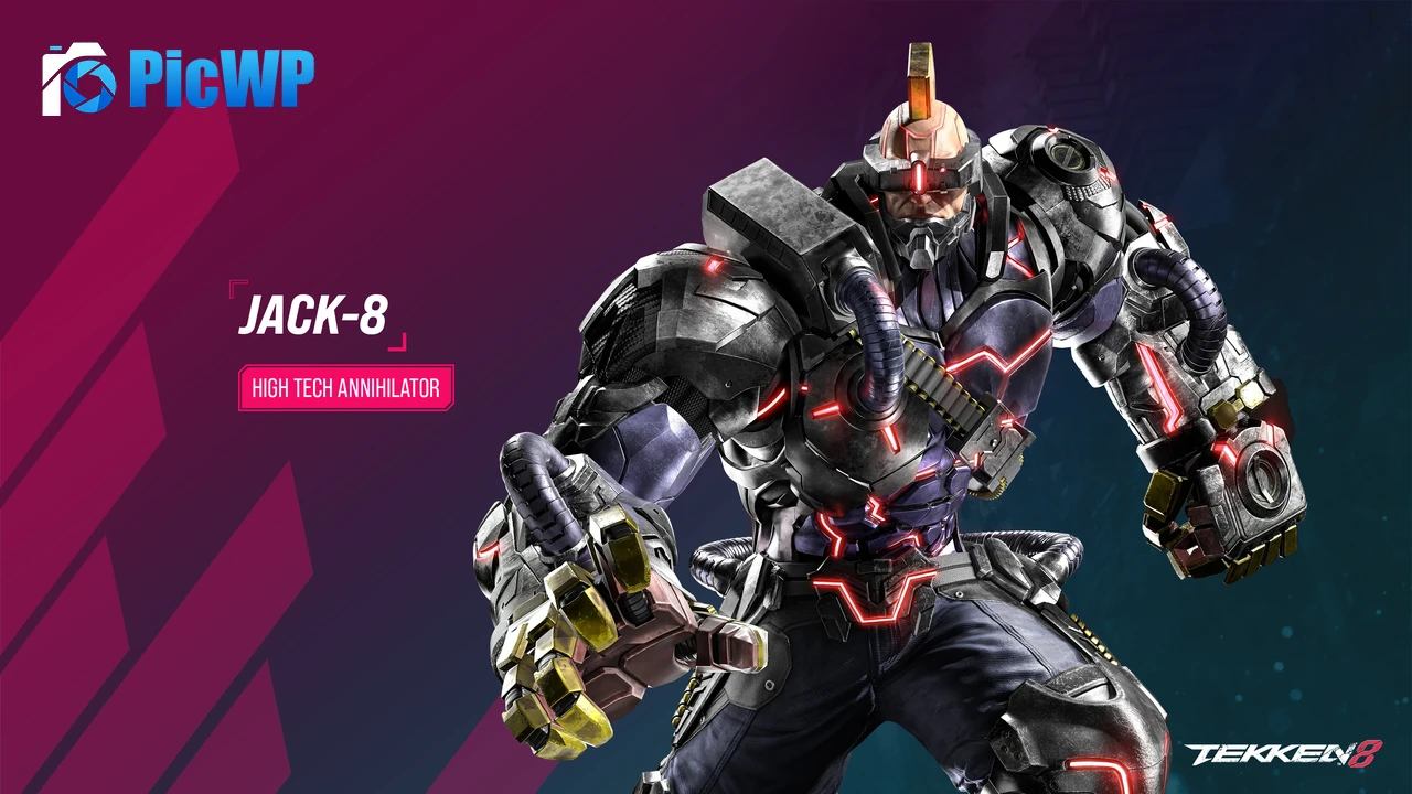 Tekken 8 Jack-8 4K PC Wallpaper