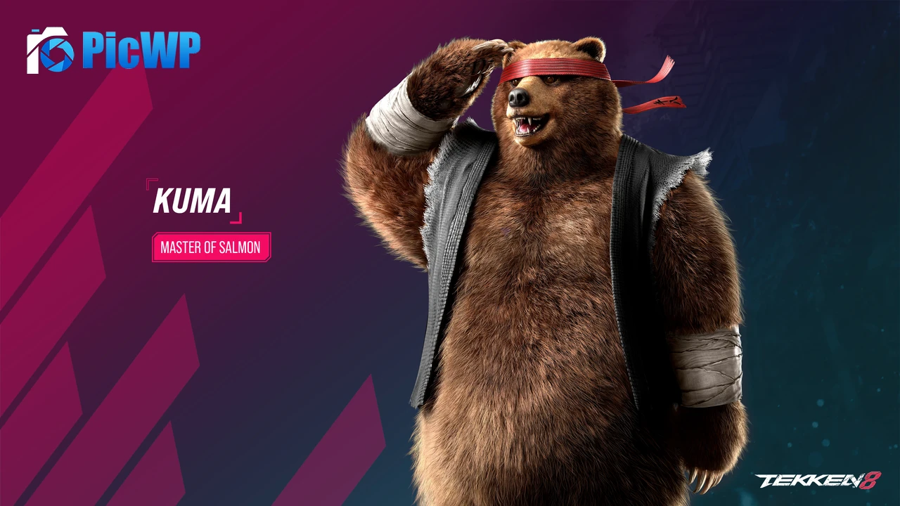 Kuma Tekken 8 4K PC Wallpaper