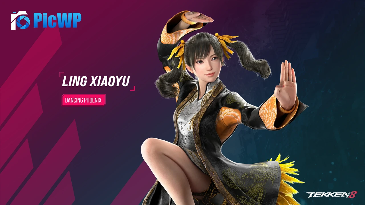 Tekken 8 Ling Xiaoyu 4K PC Wallpaper