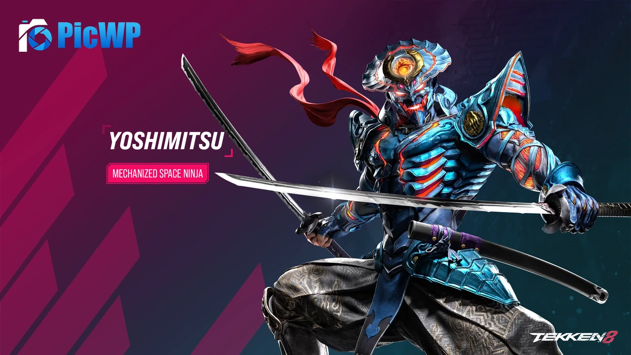 Yoshimitsu Tekken 8 4K PC Wallpaper