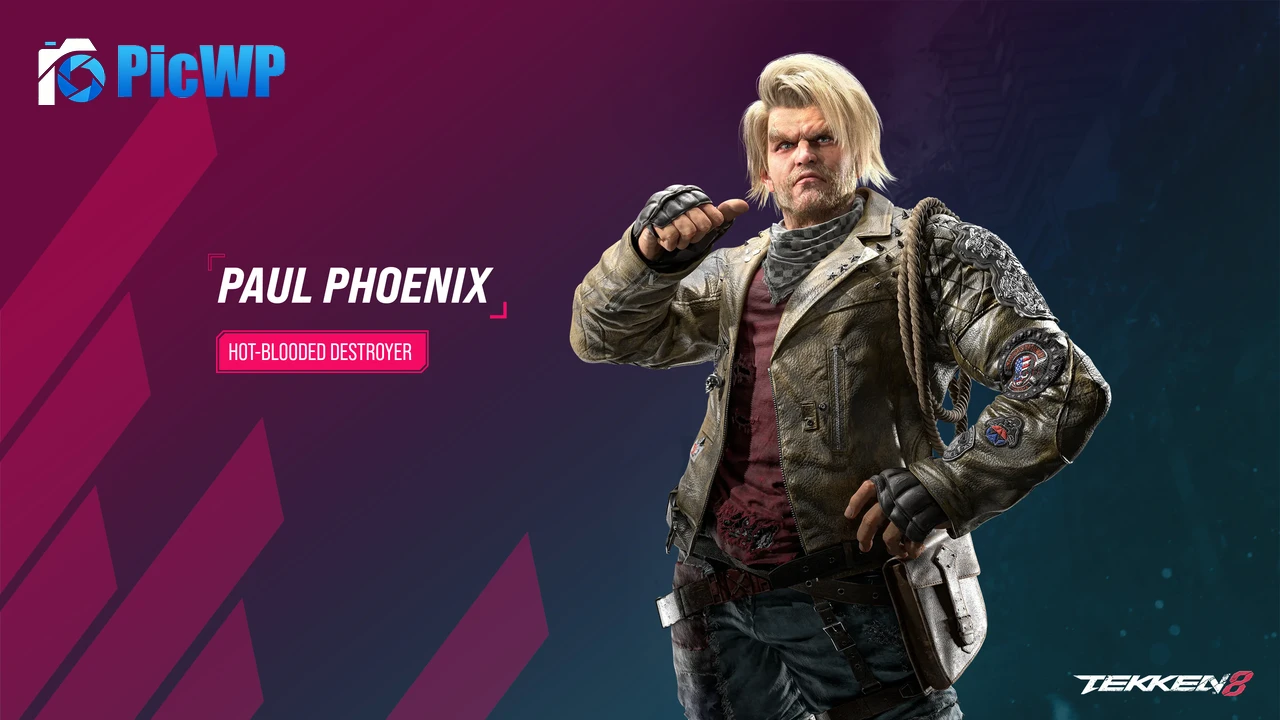 Paul Phoenix Tekken 8 4K PC Wallpaper