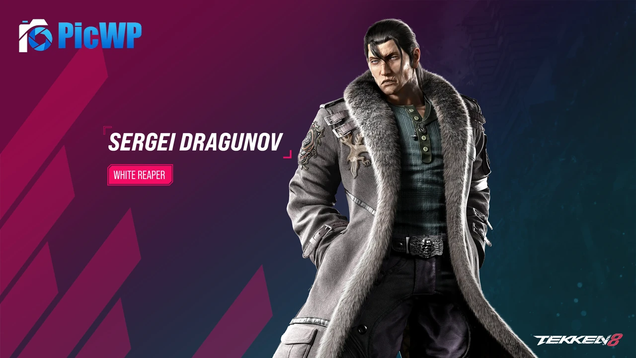 Sergei Dragunov Tekken 8 4K PC Wallpaper