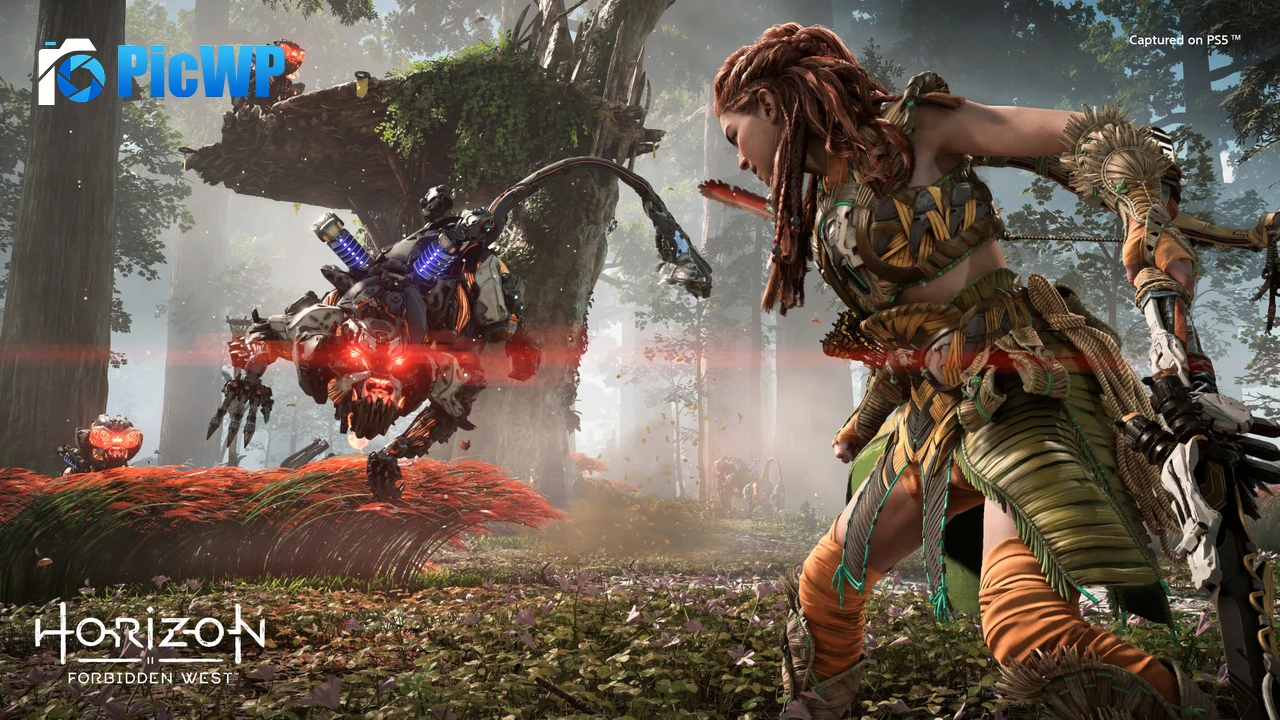 Horizon Forbidden West Clamberjaw 4K PC Wallpaper