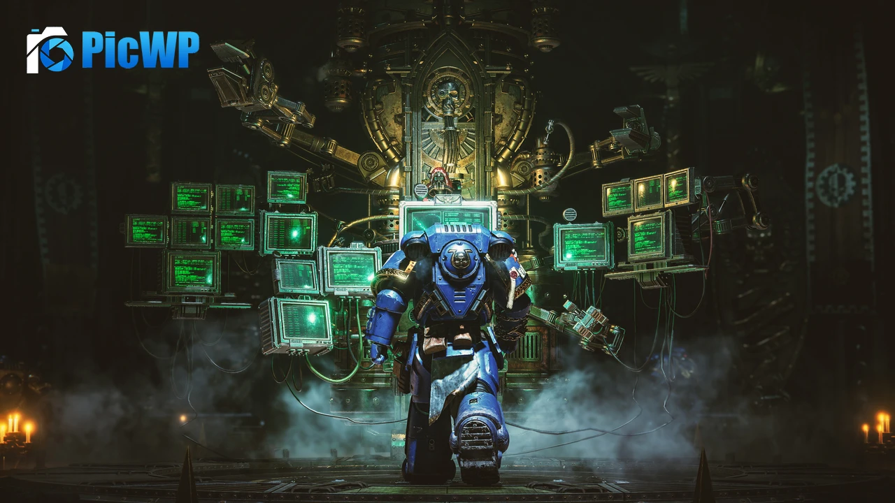 Warhammer 40K Space Marine 2 Armor 4K PC Wallpaper