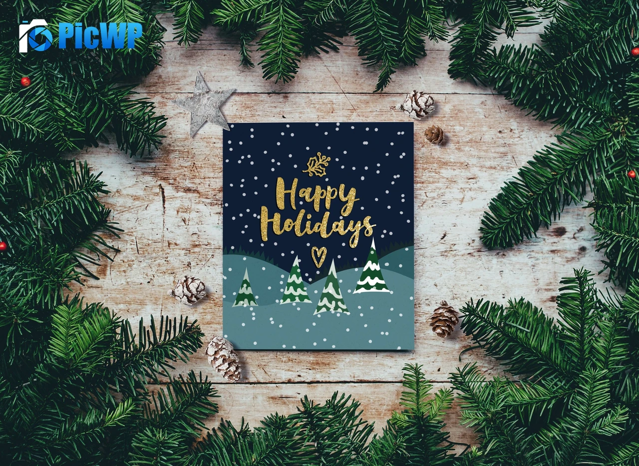 Happy holidays Merry Christmas 4K PC Wallpaper