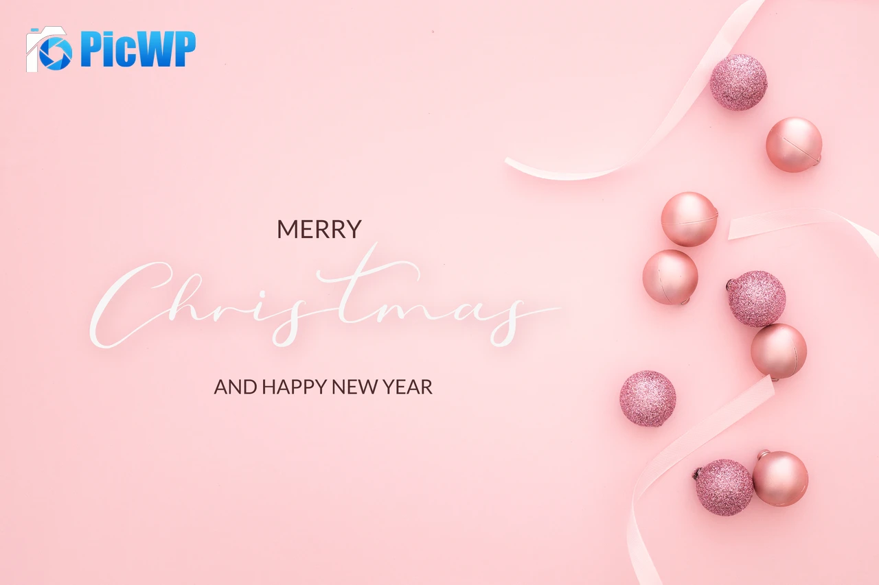 Happy New Year Decoration 4K PC Wallpaper