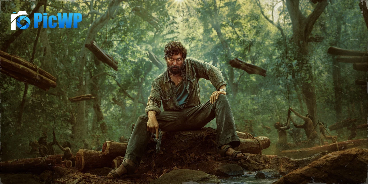 Pushpa: The Rise Allu Arjun 5K PC Wallpaper