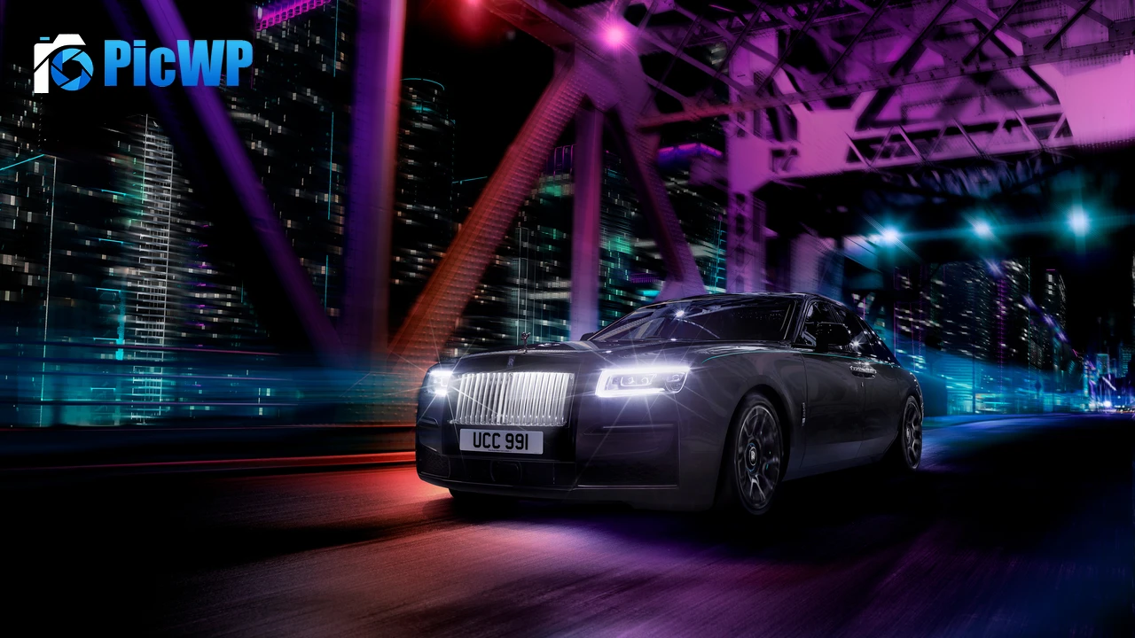 Rolls-Royce Ghost Black Badge Colorful 4K PC Wallpaper