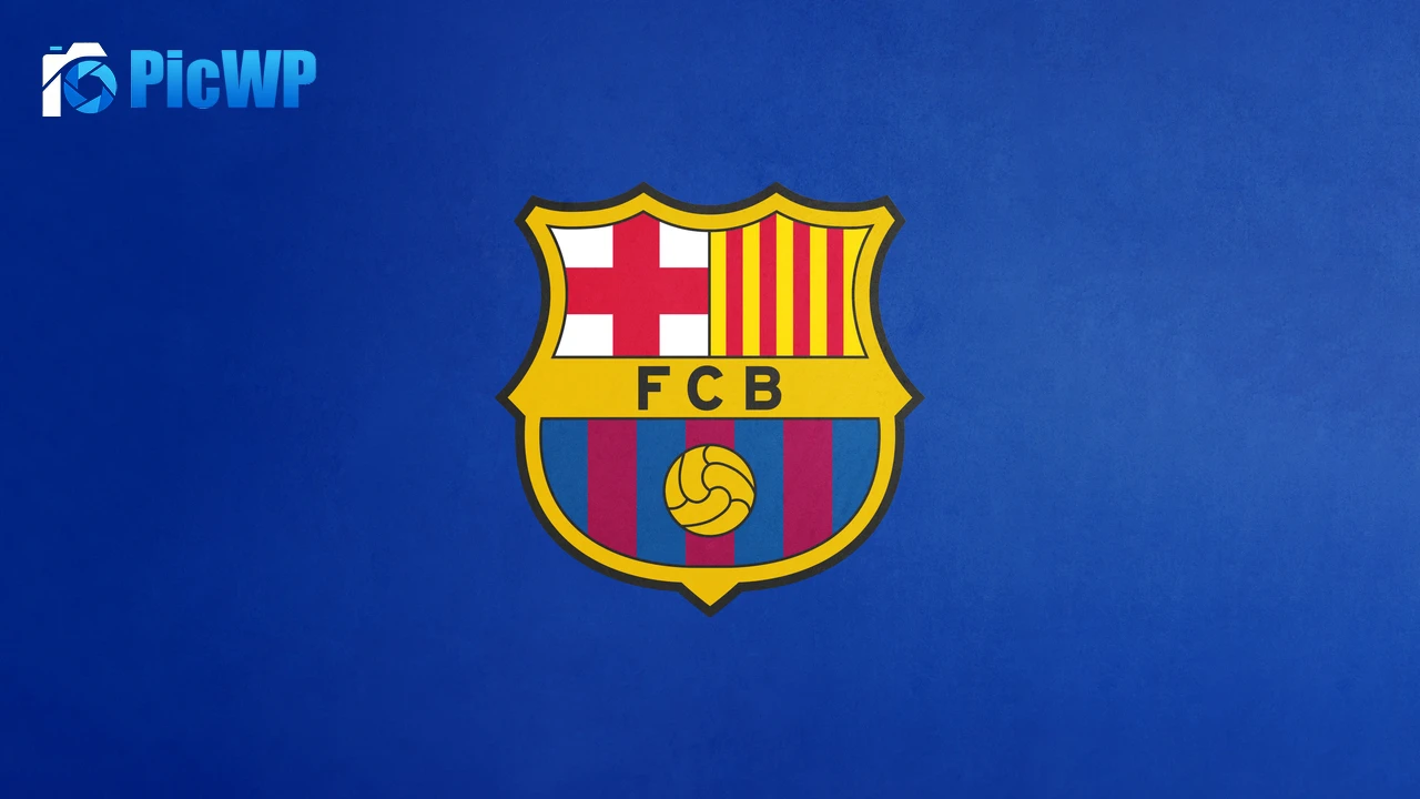 FCB Blue background 4K PC Wallpaper
