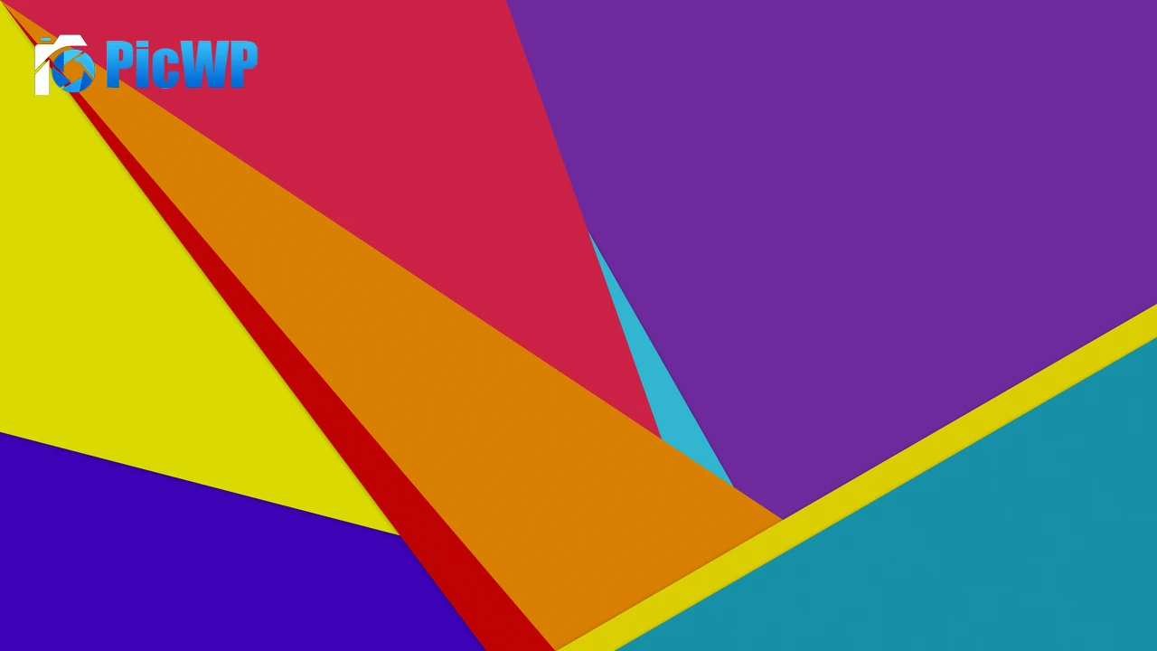 Material Design Multicolor 4K PC Wallpaper
