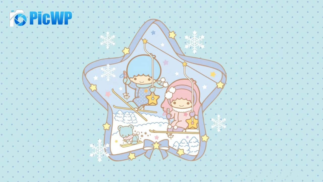 Kiki and Lala Little Twin Stars 4K PC Wallpaper