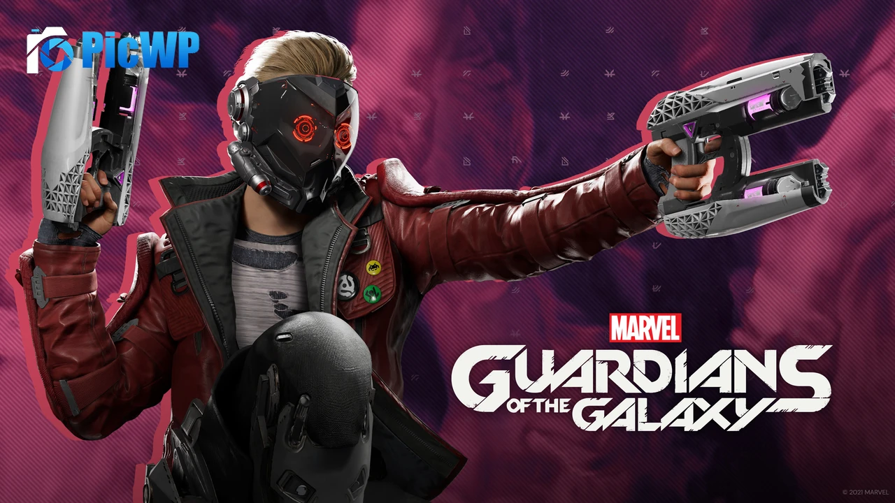 Peter Quill in Marvel's Guardians of the Galaxy 4K PC Wallpaper