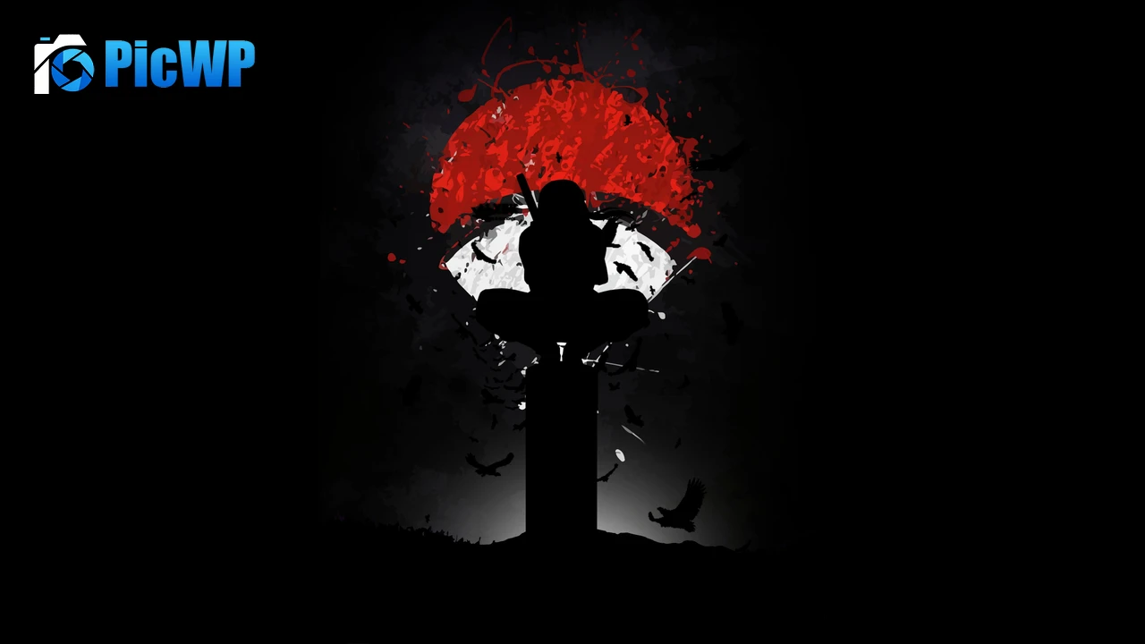 Itachi Uchiha AMOLED 4K PC Wallpaper