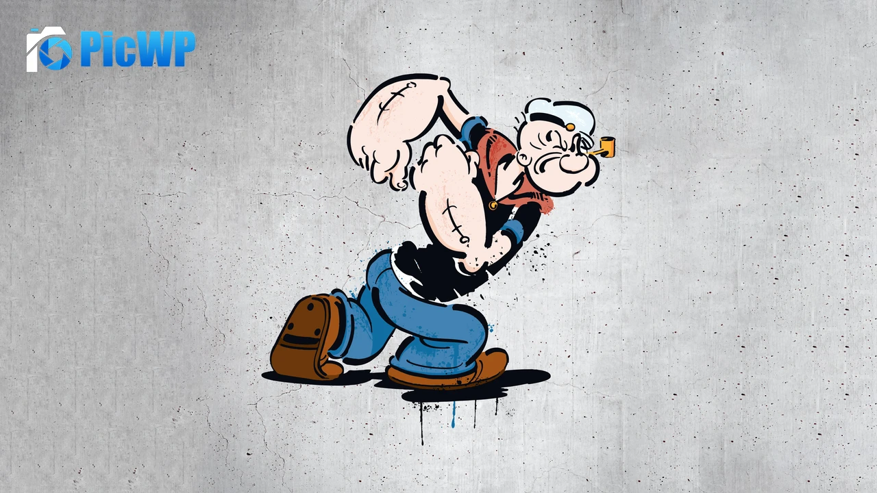 Popeye Artwork 4K PC Wallpaper