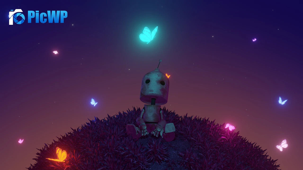 Robot Butterflies 4K PC Wallpaper