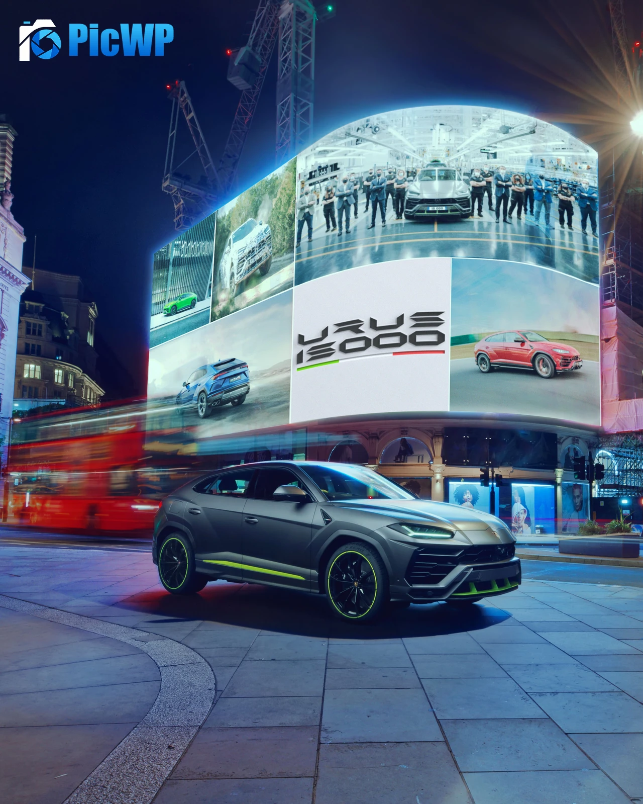 Lamborghini Urus Graphite Capsule Carbon Fiber 5K Mobile Wallpaper