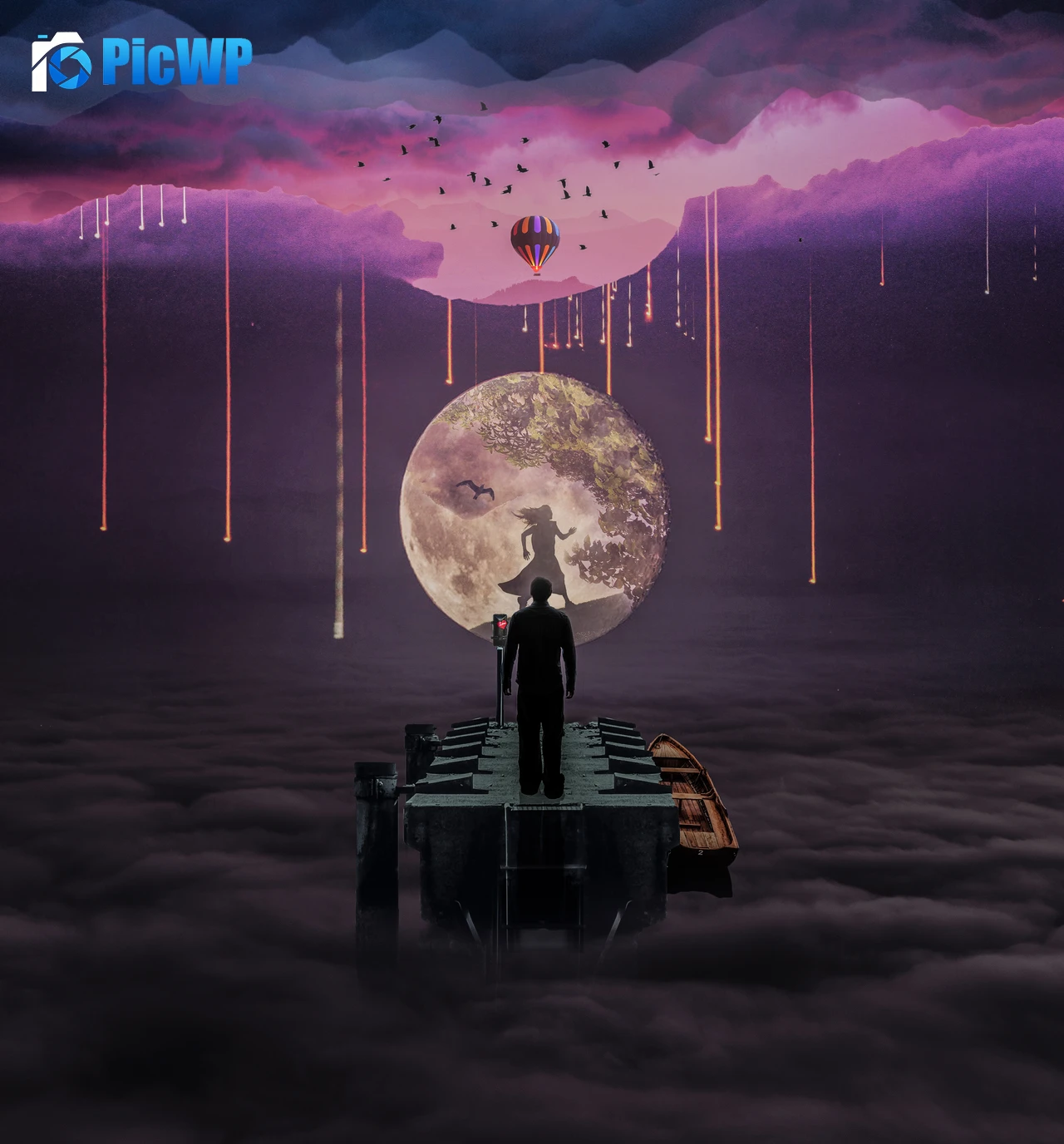 Dream girl Surreal 5K Mobile Wallpaper