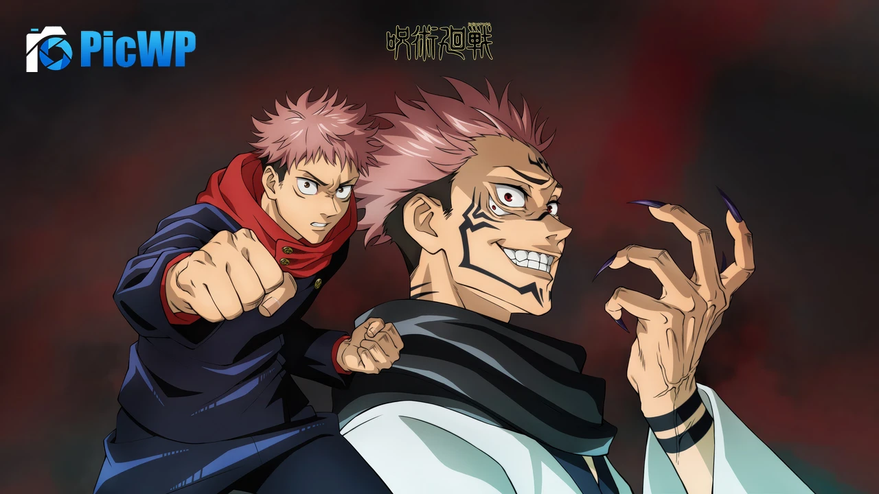Yuji & Sukuna in JJK 4K PC Wallpaper