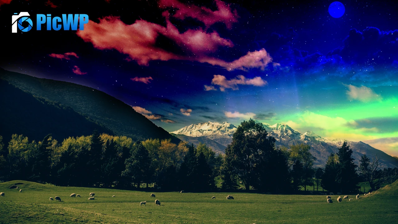 Green Meadow Grass field 4K PC Wallpaper