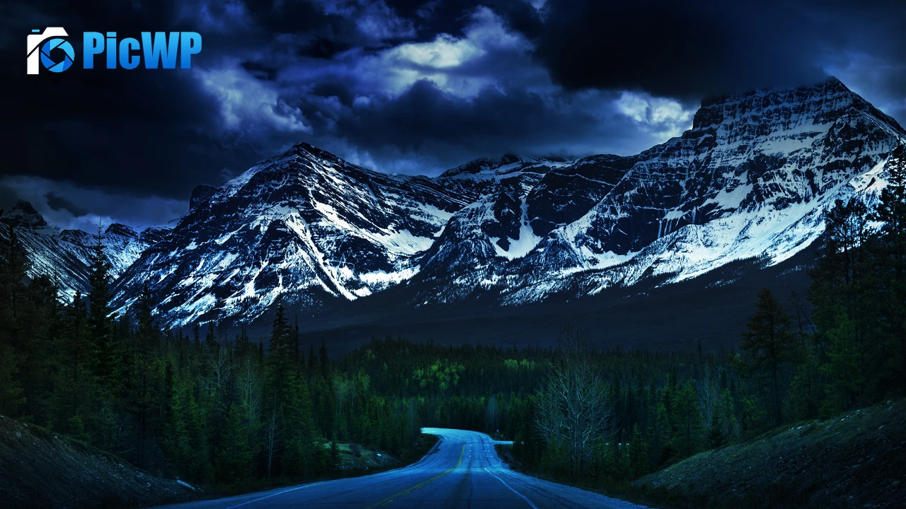 Icefields Parkway Canadian Rockies 4K PC Wallpaper