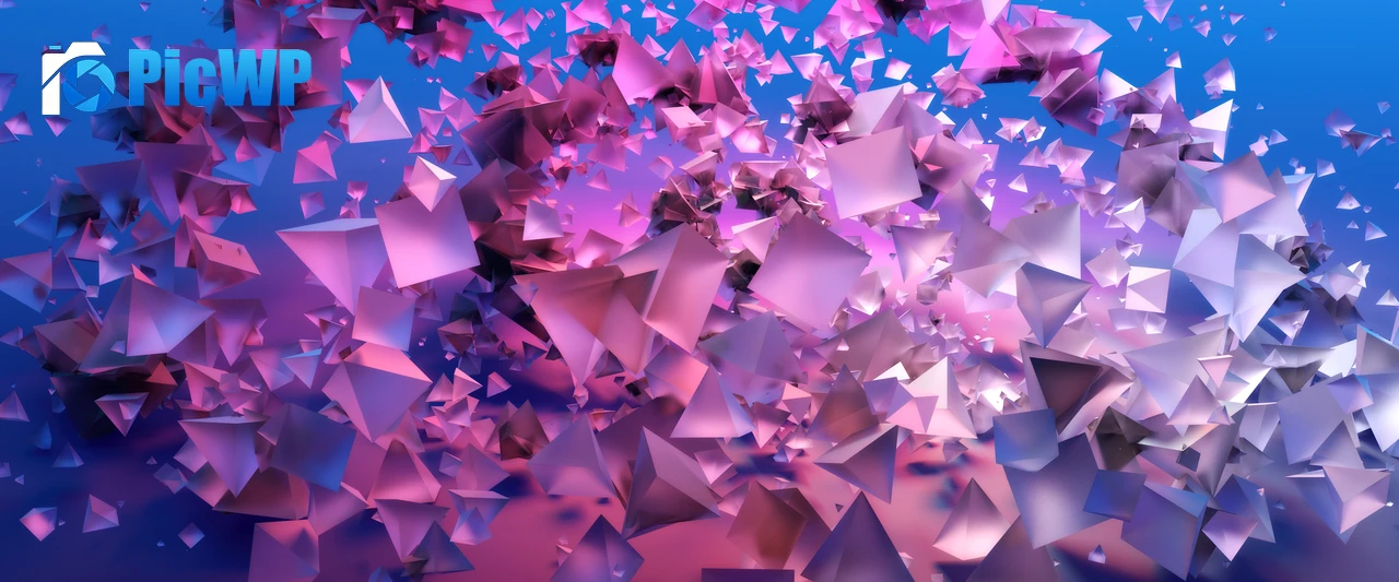 3D Shapes 3D background 6K Wide Wallpaper