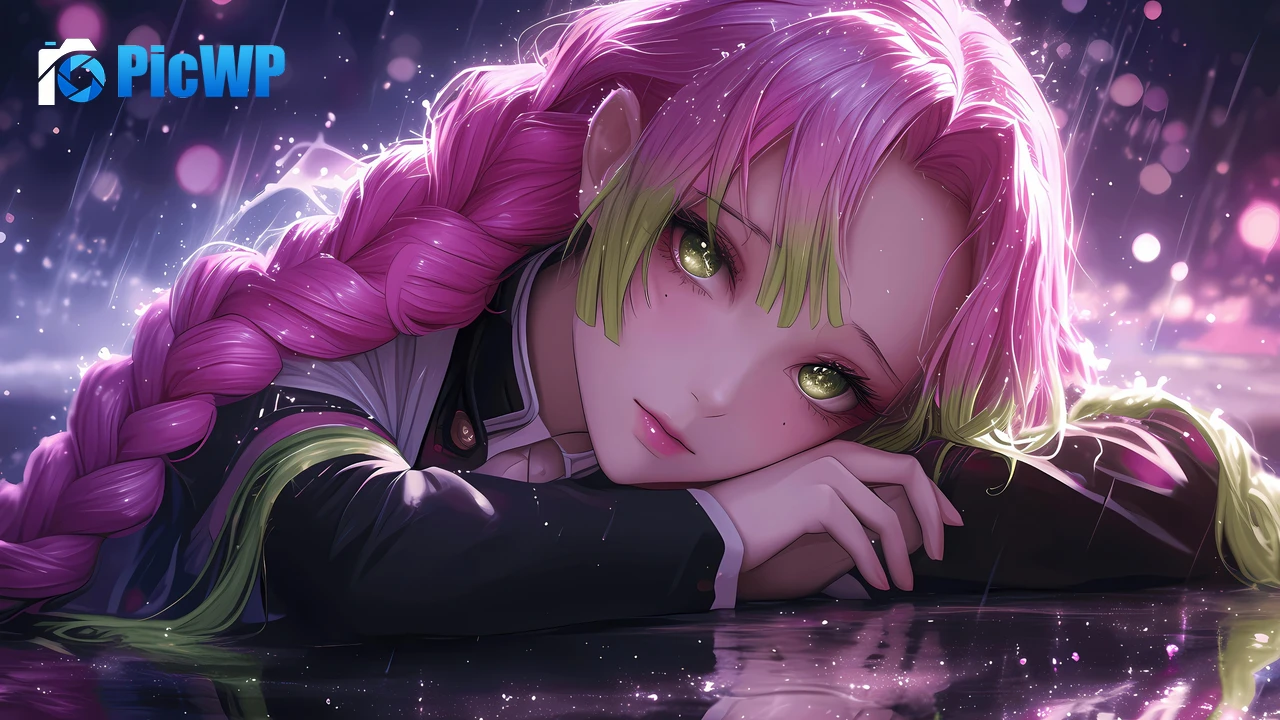Mitsuri Kanroji Jujutsu Kaisen 4K PC Wallpaper