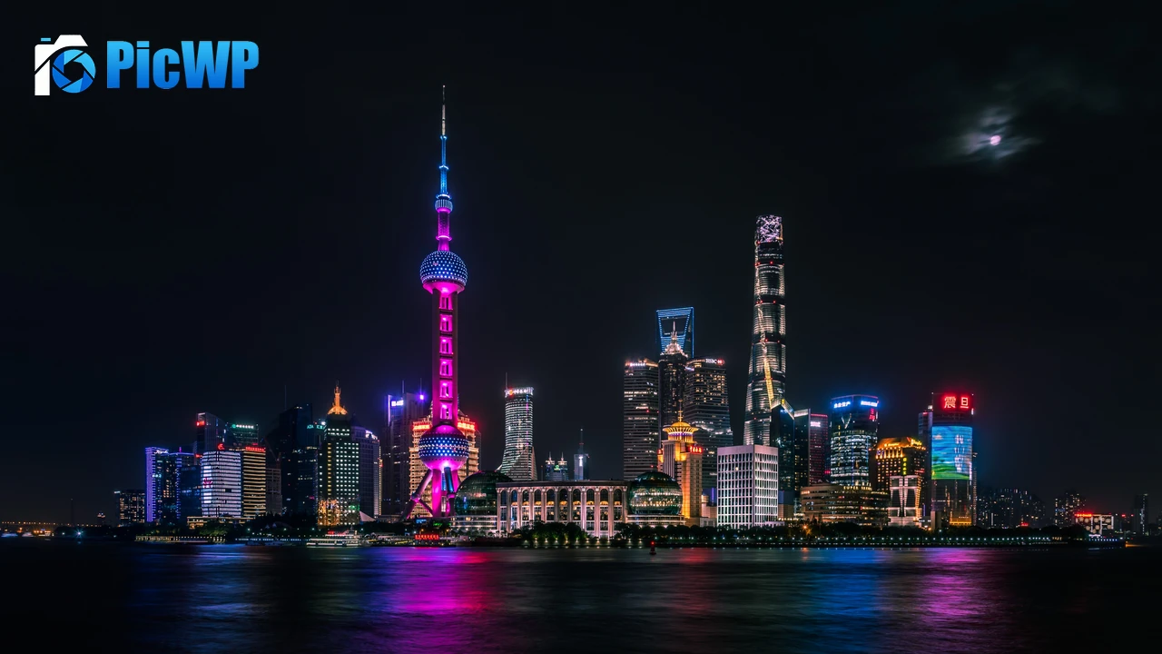 Shanghai City Skyline 4K PC Wallpaper